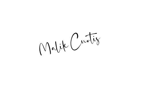 Malik Curtis name signature
